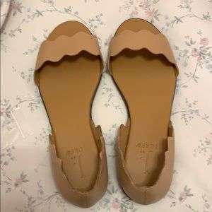 J CREW NWOT open toe shoe 6.5